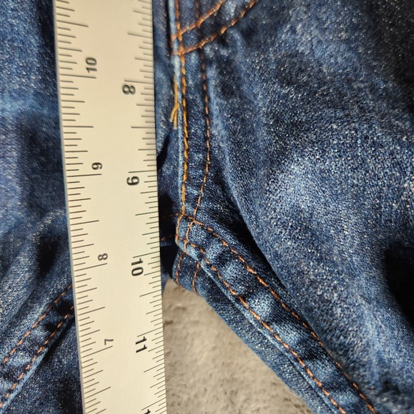 Levi's 514 Jeans Men's 33X33 (Tag 31X32) Slim‎ Straight Blue Pre-Owned - Picture 3 of 16